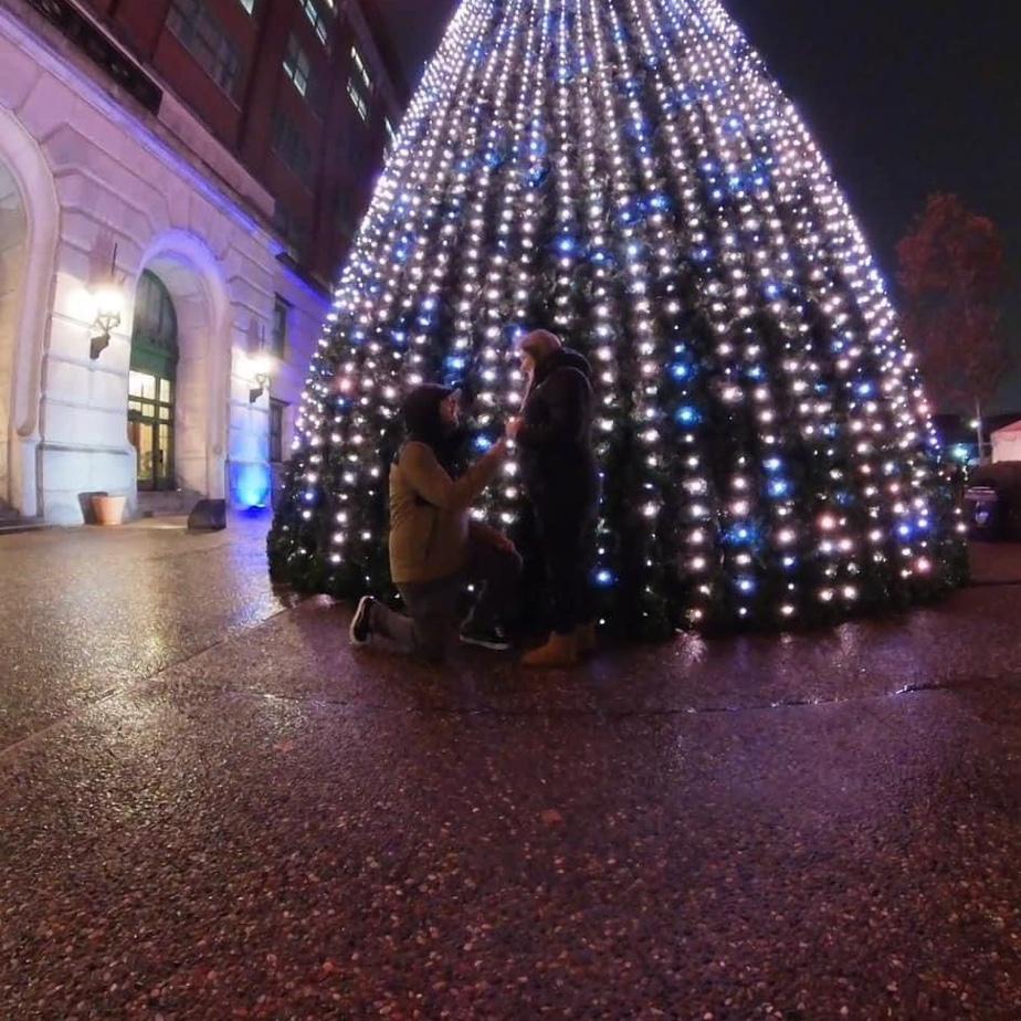 The day we got engaged!