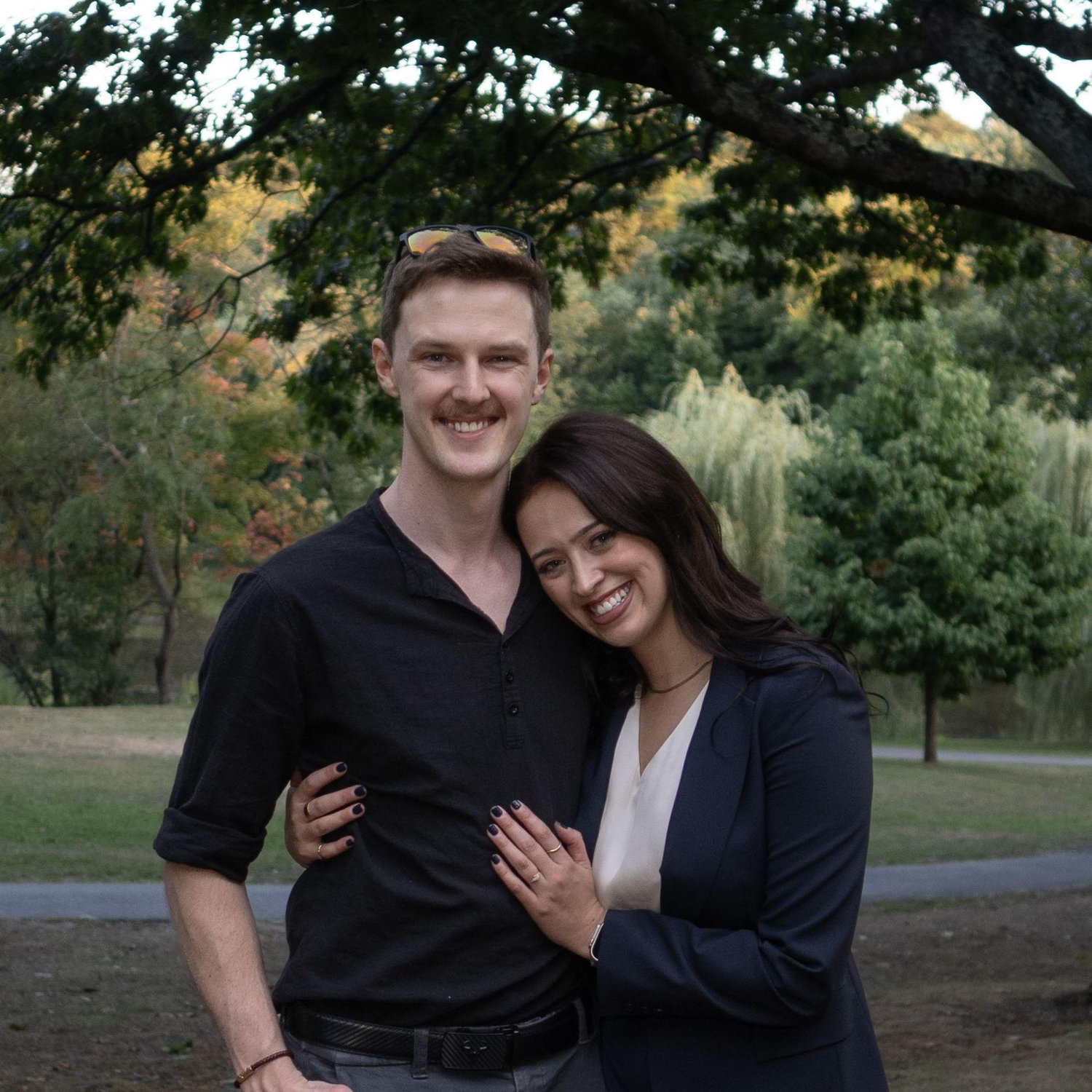 Kyle came back to America to watch Ya'el defend her PhD thesis, September 2024