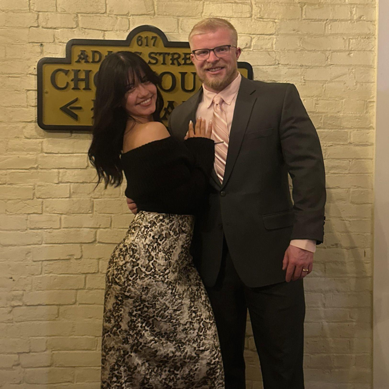 Our one-year anniversary + second Valentine's Day together