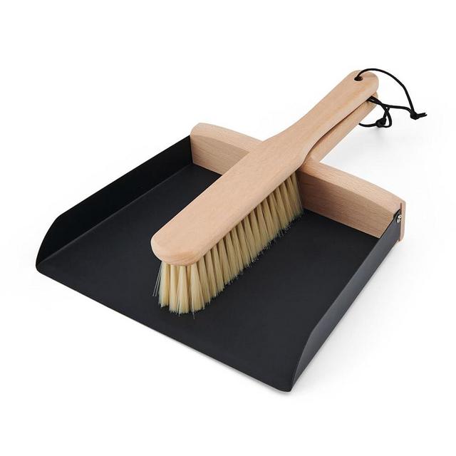 Copco Hand Cleaning Brush with Pan, Beechwood
