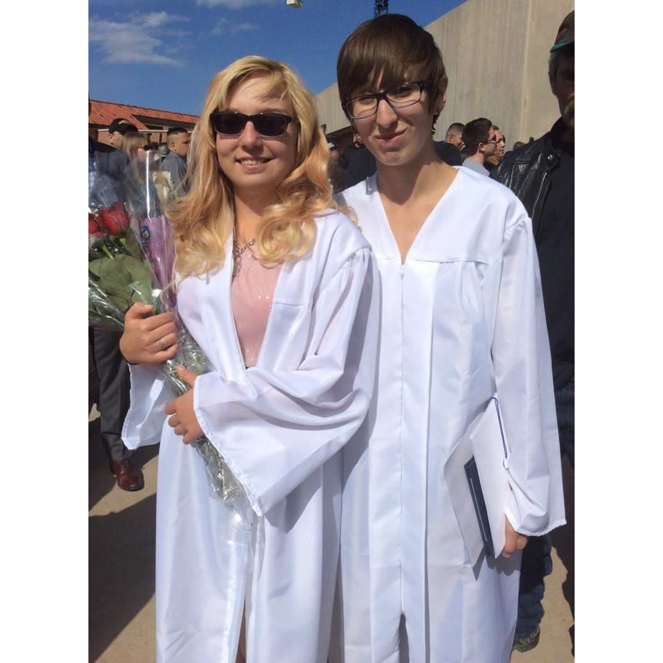 Graduating high-school.