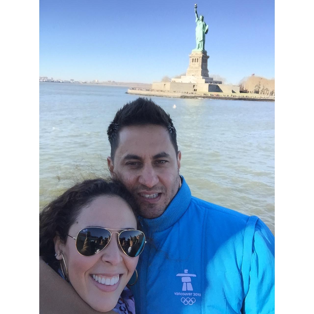 Being tourists in NYC