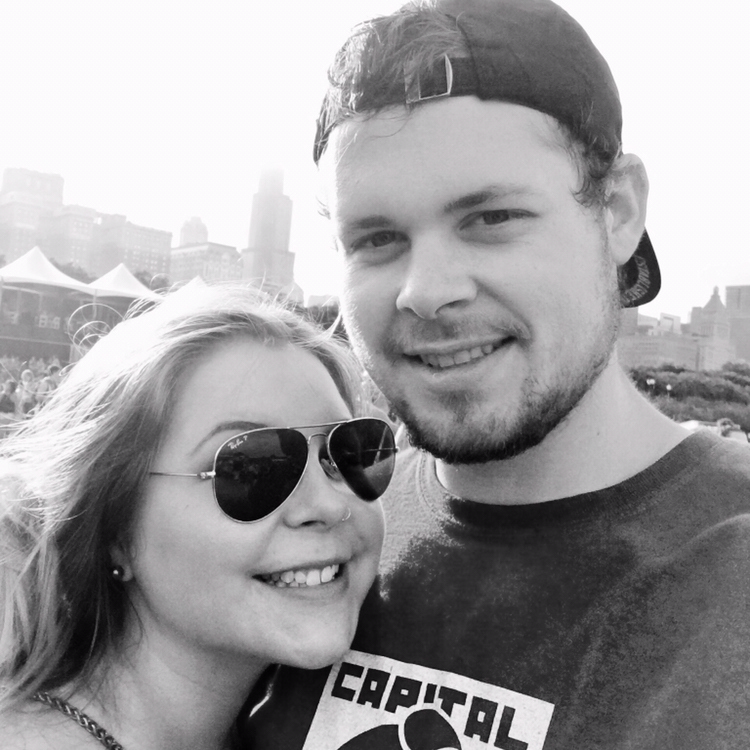 Super sweaty at Lollapalooza - July 28th, 2016