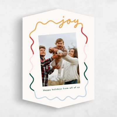 Beige Diamond Holiday Card - Randolph