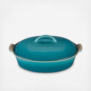Heritage Covered Oval Casserole Dish