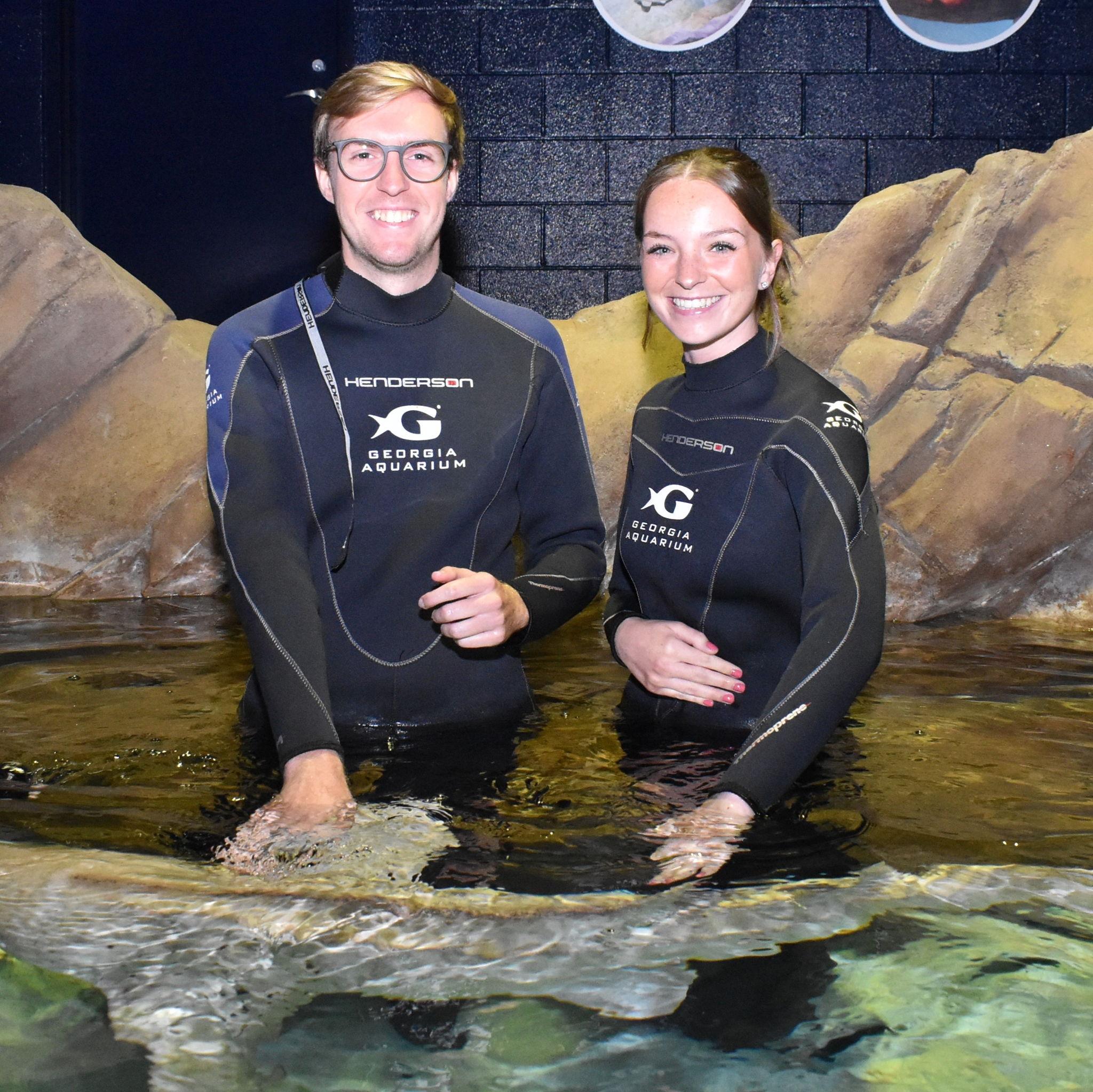 September 26, 2025 (Atlanta, GA): We swam with the sharks and rays at the Georgia Aquarium. This was my birthday present from Alex.