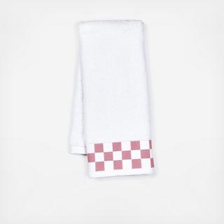 Check Border Cotton Hand Towel