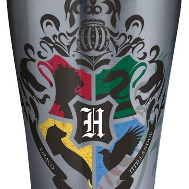 Tervis Harry Potter - Hogwarts Alumni Stainless Steel Insulated Tumbler with Lid, 30 oz, Silver