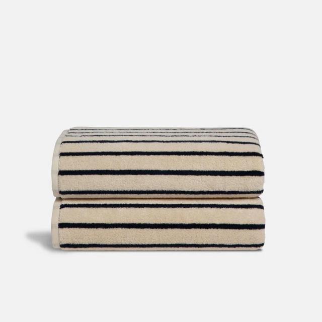 Super-Plush Turkish Cotton Bath Towels - Set of 2