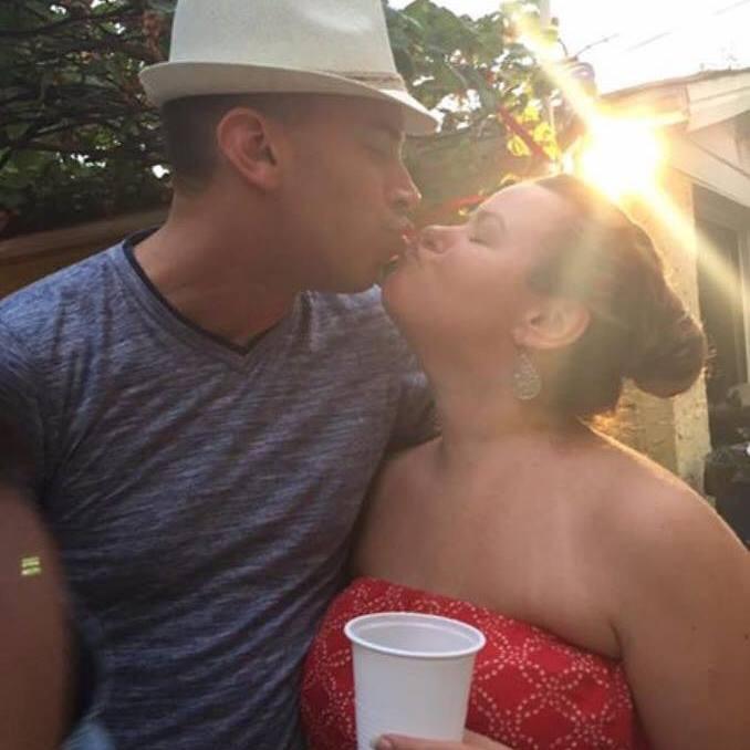 This is my favorite picture of us taken at Sean's 39th Birthday Party, at his parents house.