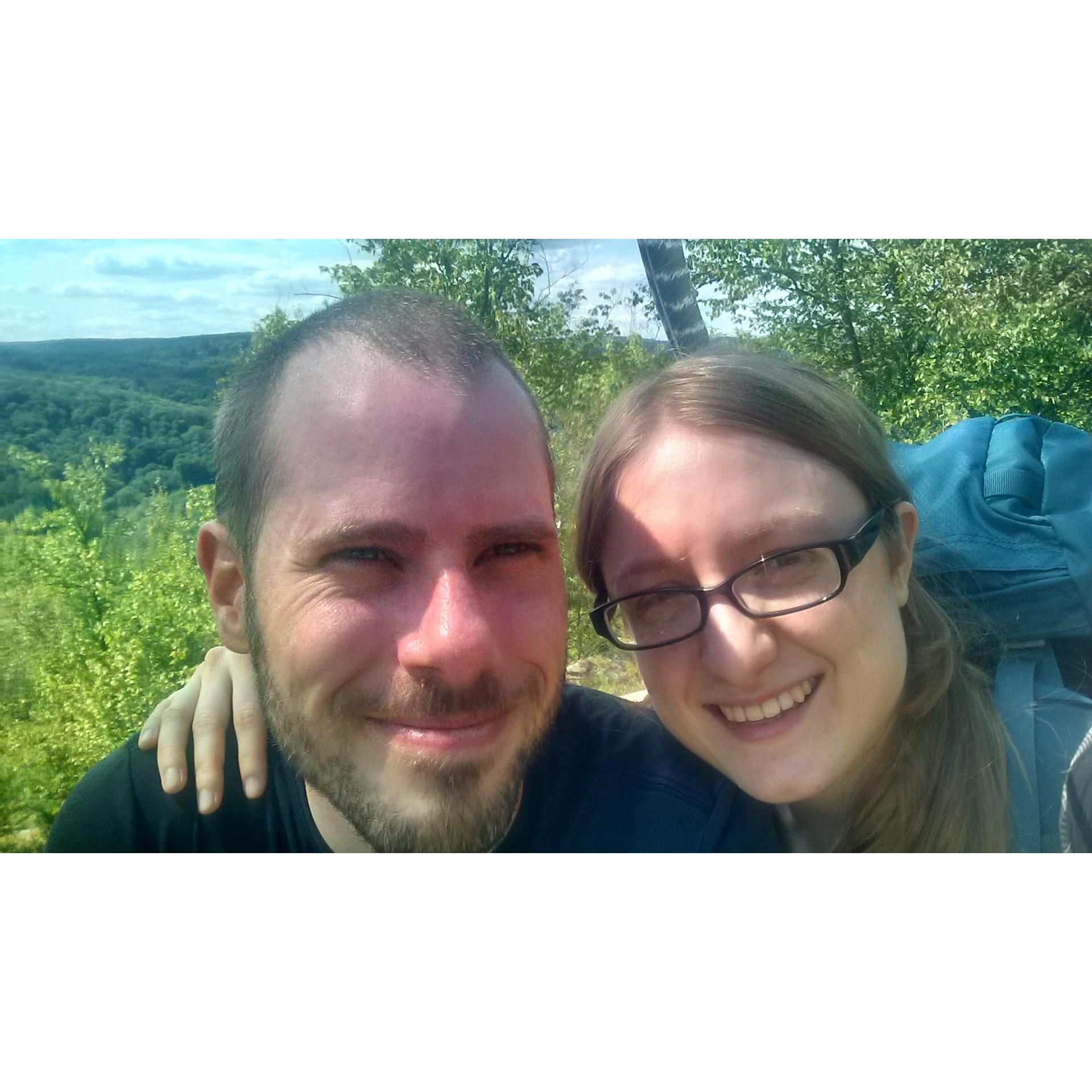 Hiking in Harriman State Park