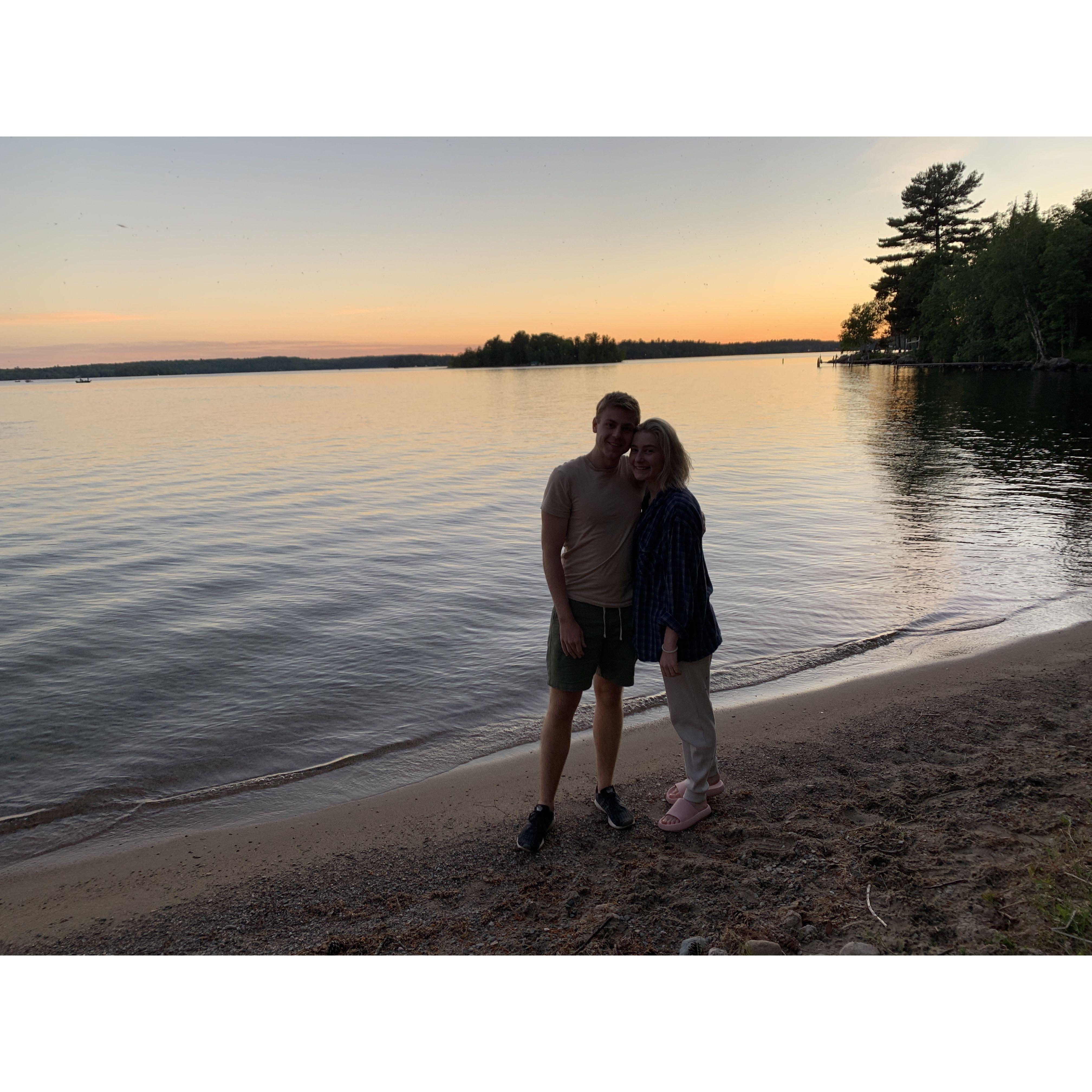 Sunset on Lake Vermillion