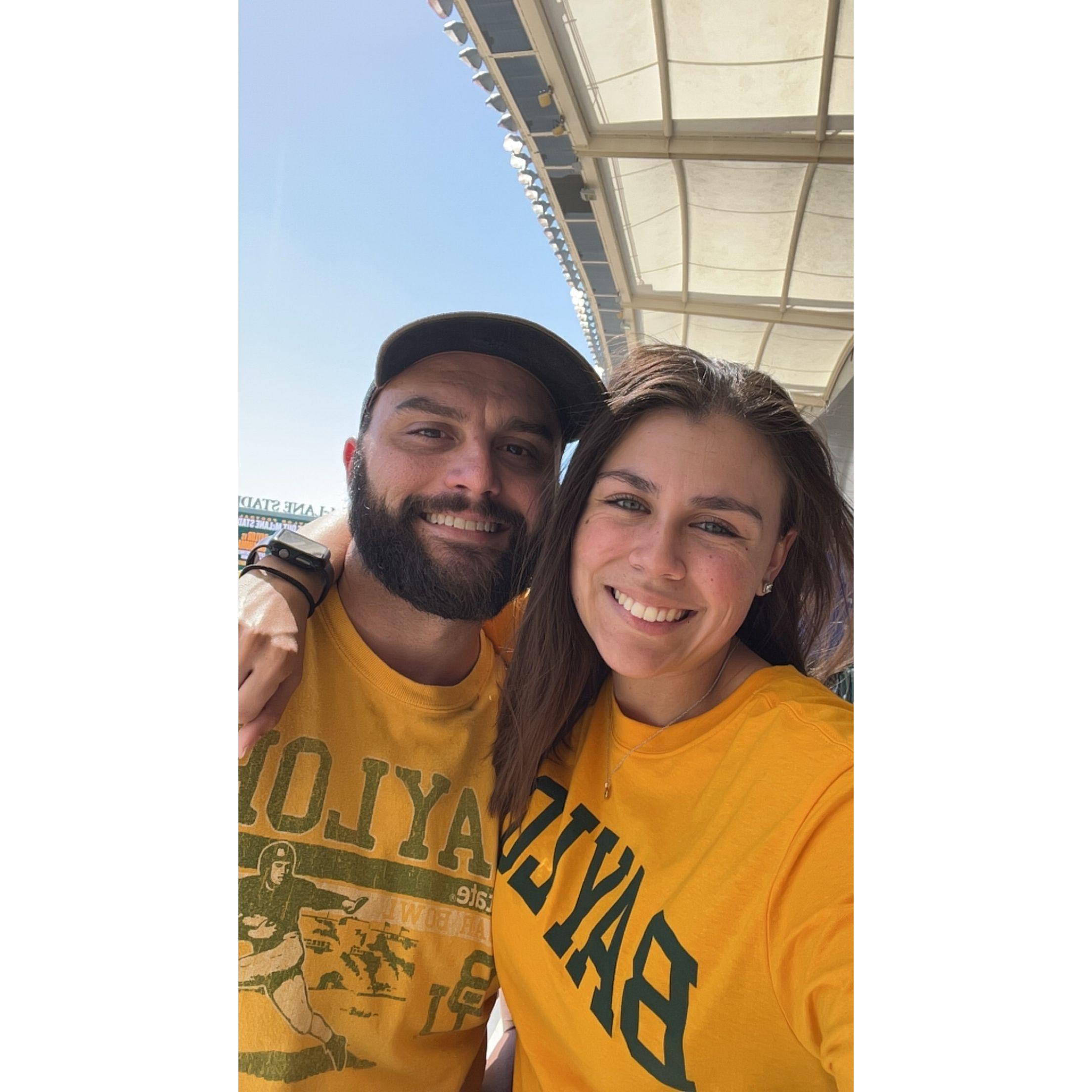 Our first Baylor game for the season of 2025