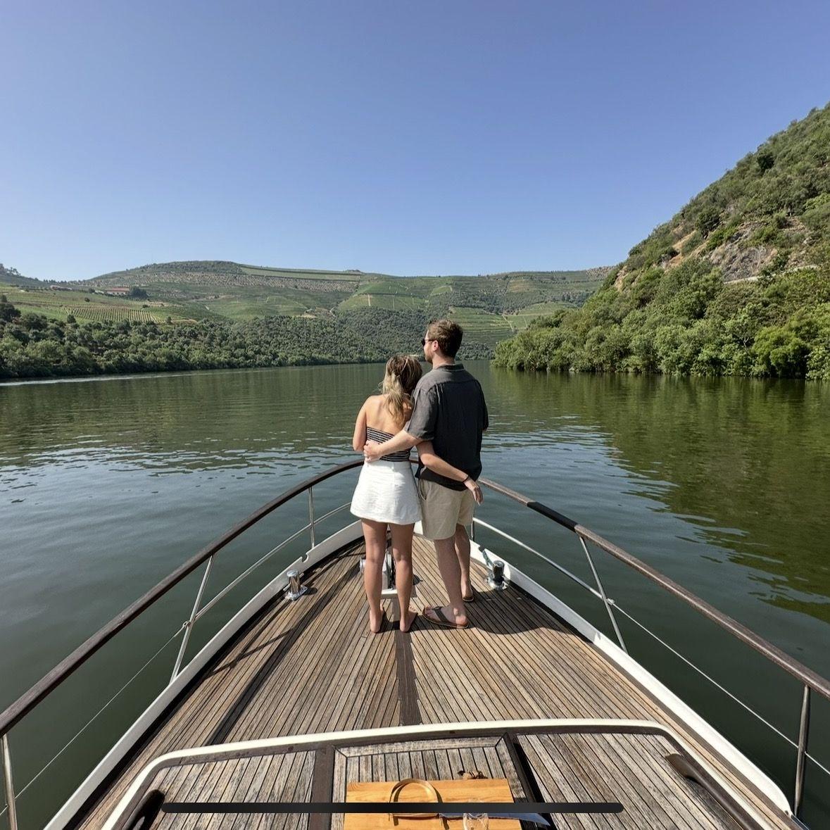 Soaking in some of the most beautiful views we've ever seen in the Duoro Valley