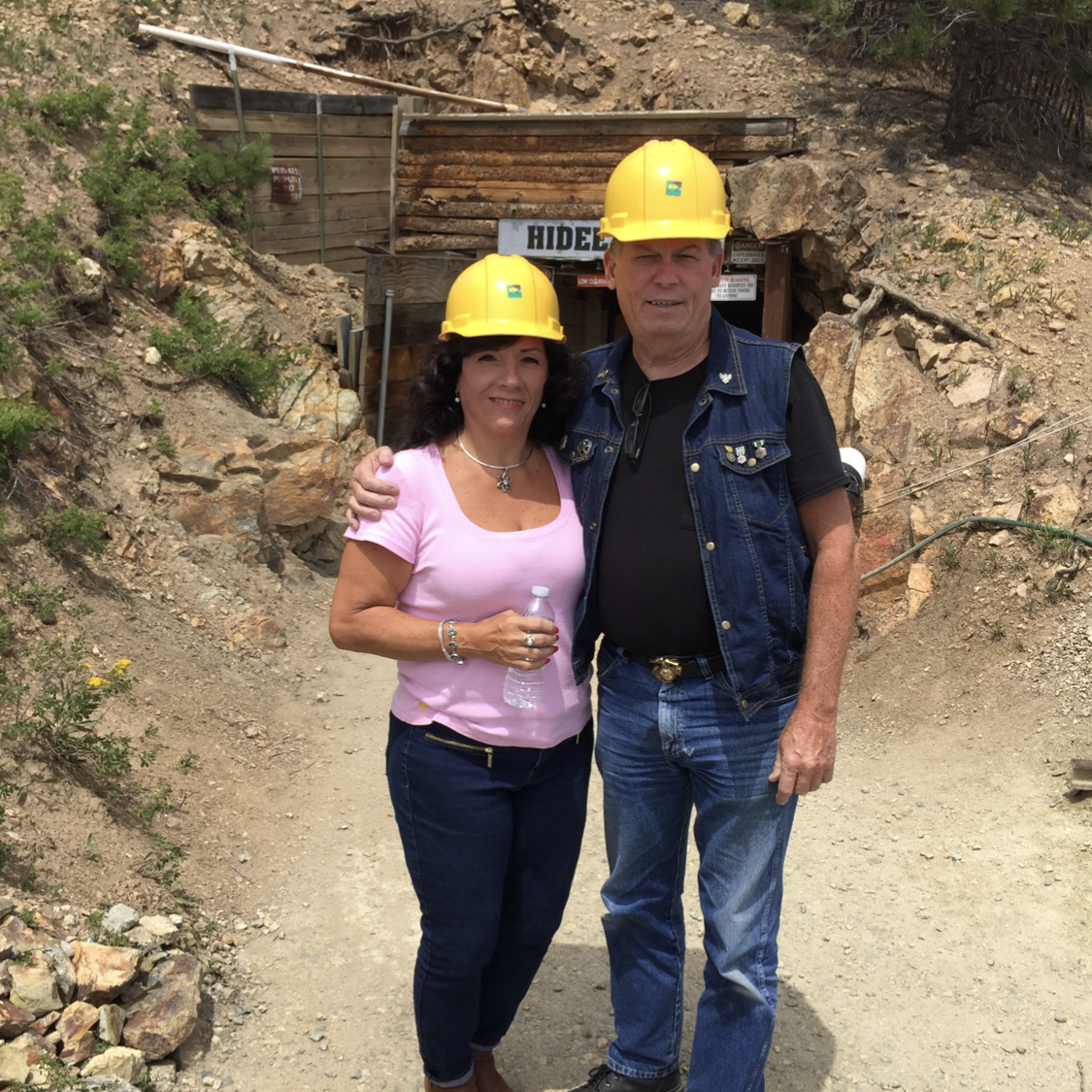 We went into a still active gold mine in CO.