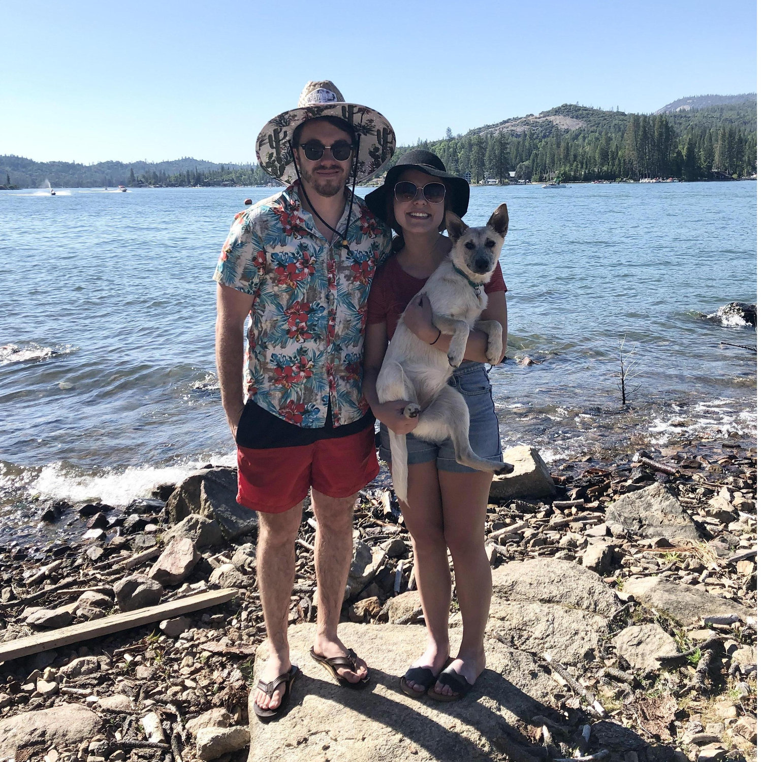 Scout's first trip to Bass Lake!