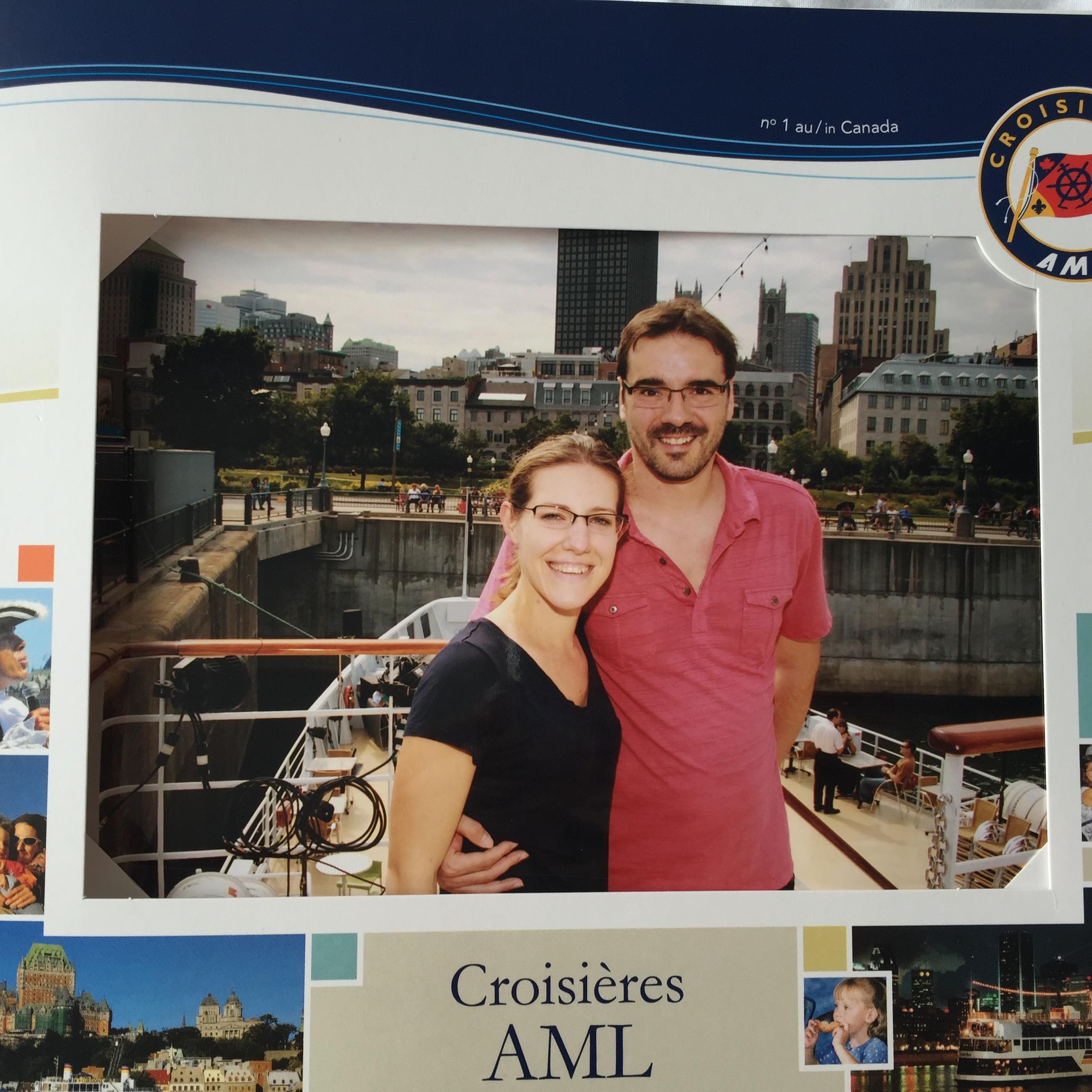 We love boat tours! This one was in Montreal.