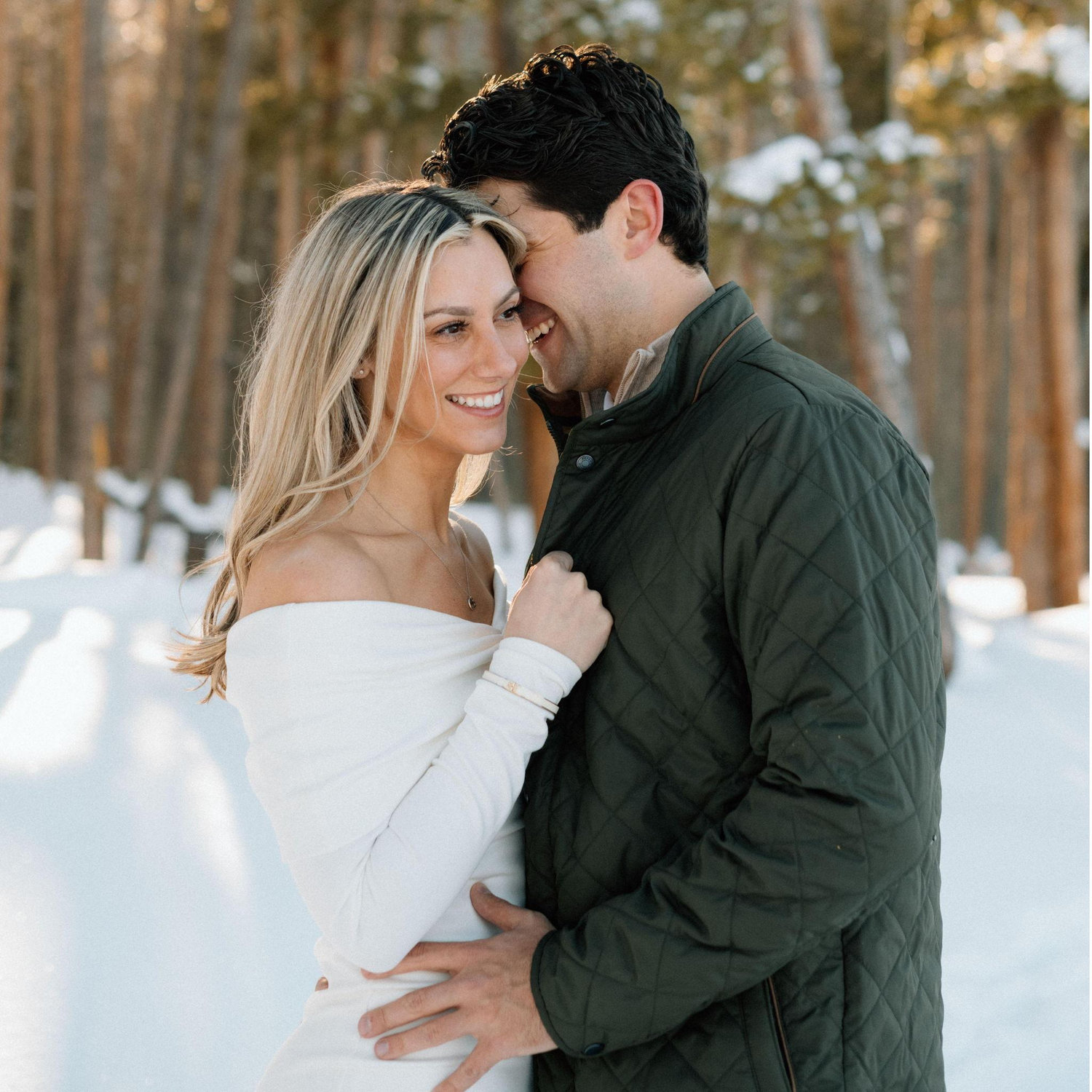 Our engagement photo shoot in Frisco, CO!