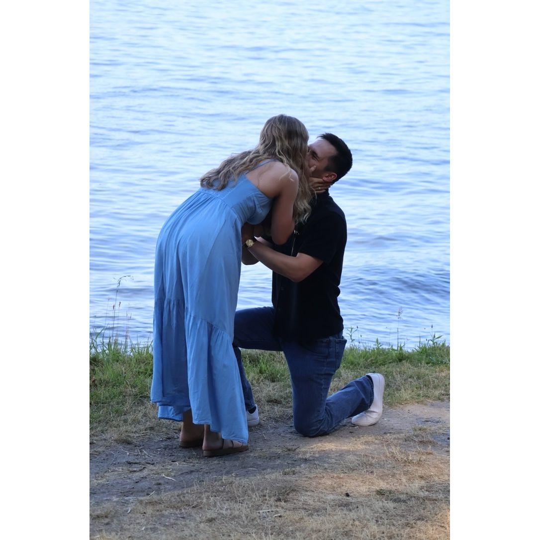 July 5th, 2025. The proposal at Lake Washington!