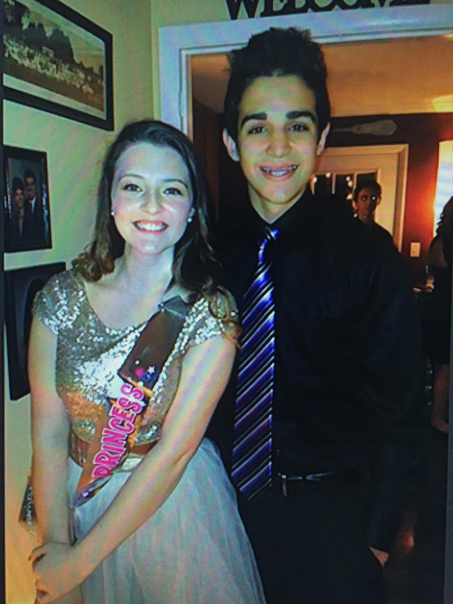 The first photo ever taken of us - from my sweet 16 party! (2013)