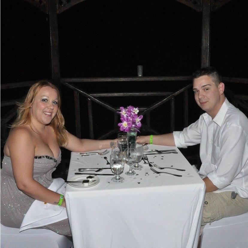 Dinner after the proposal <3