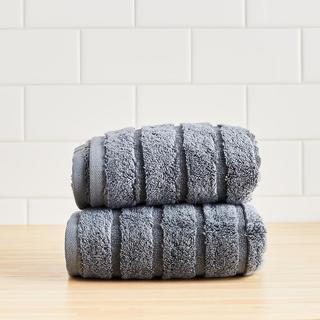 Dakota Ribbed Hand Towel, Set of 2