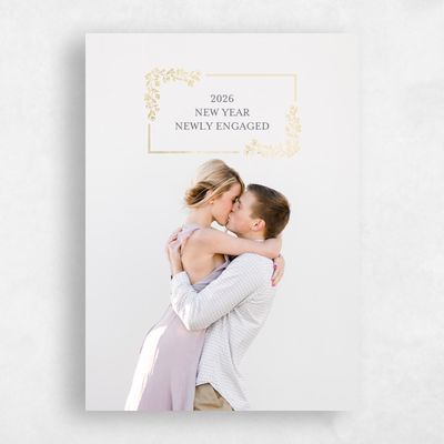 Grey Holiday Card - Kalispell Foil