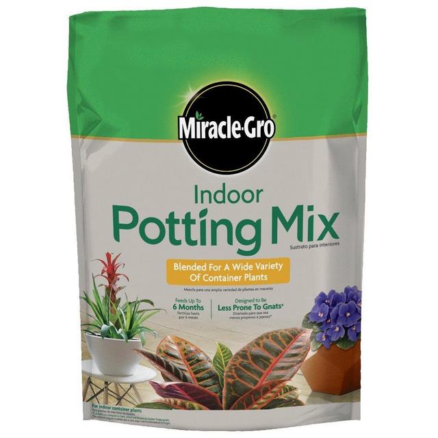 Miracle-Gro 72776430 Indoor Potting Mix 6 Qt