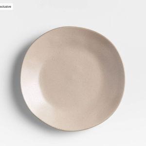 Marin Sand Stoneware Salad Plate | Crate & Barrel