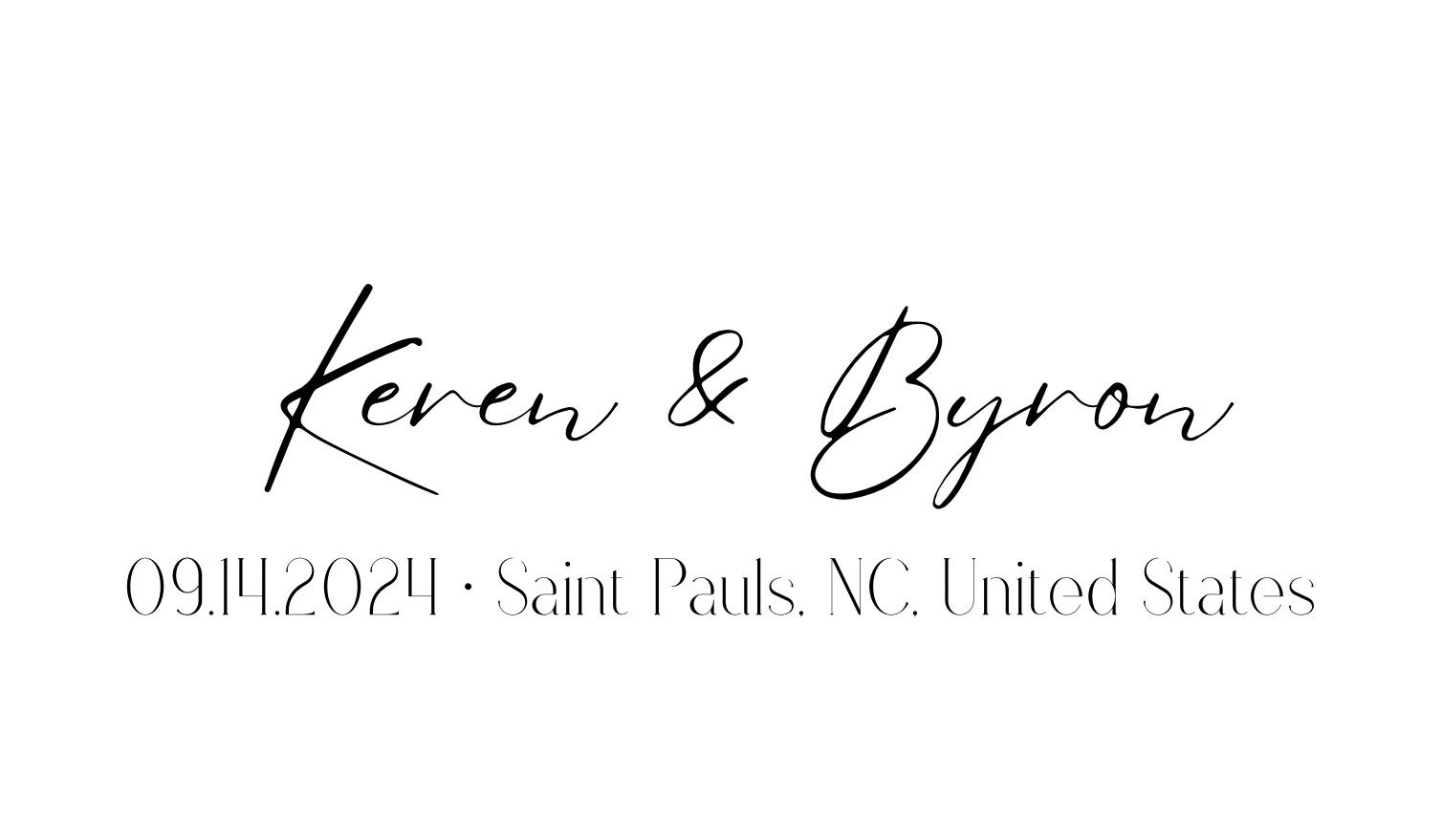 The Wedding Website of Keren Ramirez and Byron Bolanos-Pineda
