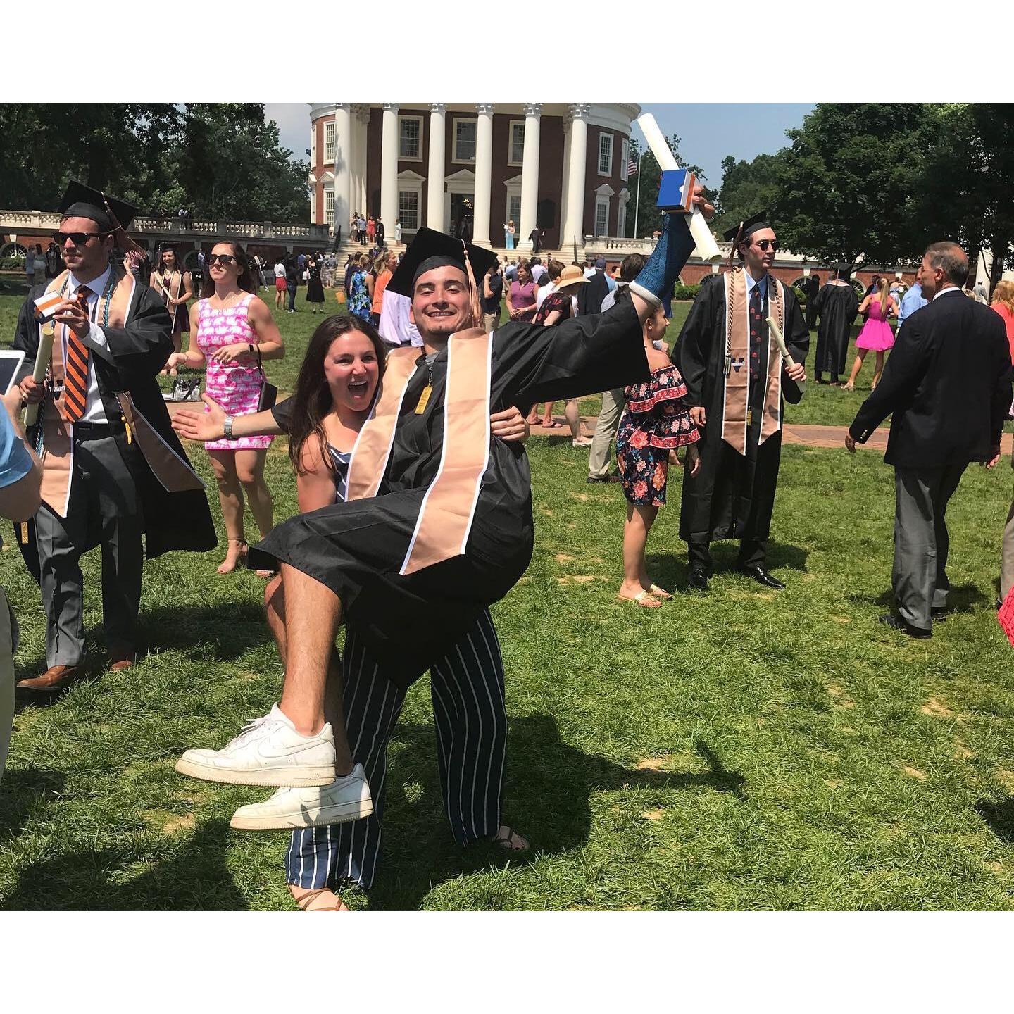 Jack's college graduation