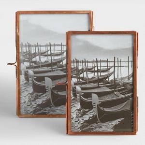 Copper Metal Prism Frame