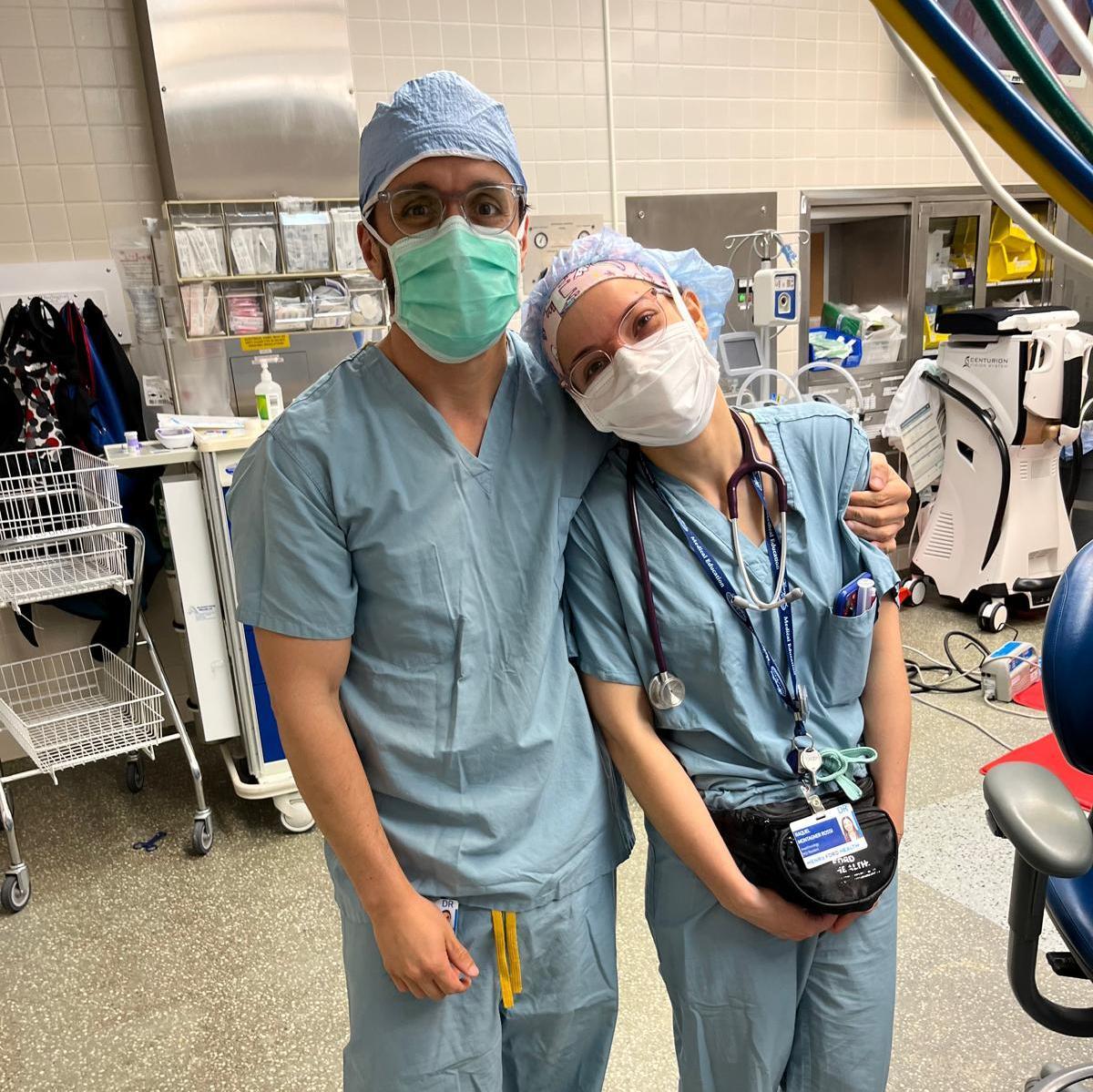 Call day at the hospital - Detroit, 2023