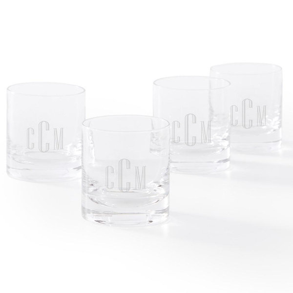 Classic Double Old Fashioned Glasses, Set of 4