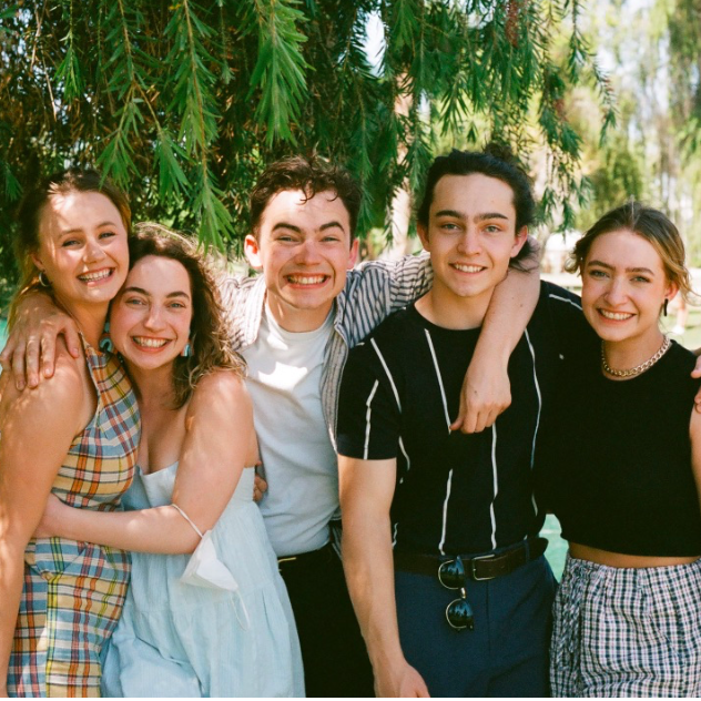 Julia, Audrey, Isaac, Elijah, and Josi O'Farrell in Phoenix, 2021