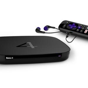Roku 4 | HD and 4K UHD Streaming Media Player with Enhanced Remote (Voice Search, Lost Remote Finder, and Headphone), Quad-Core Processor, Dual-Band Wi-Fi,...