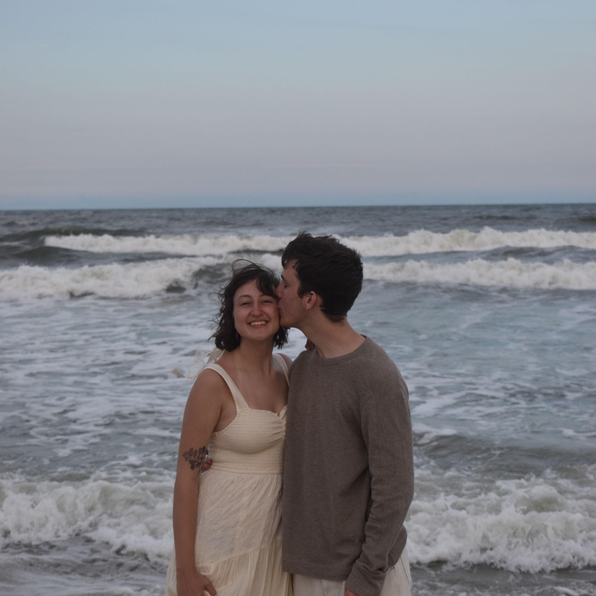 An impromptu photoshoot at Amelia Island beach.