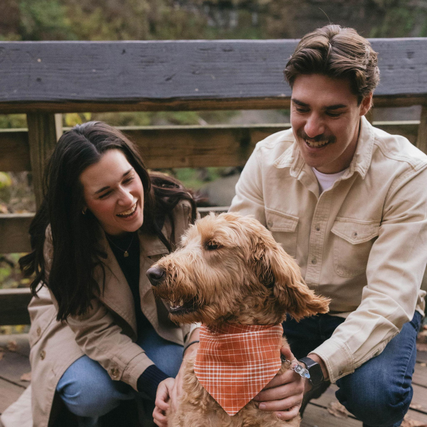 Rebel had to make an appearance for our engagement photos! He loved every second of attention and being in the spotlight.