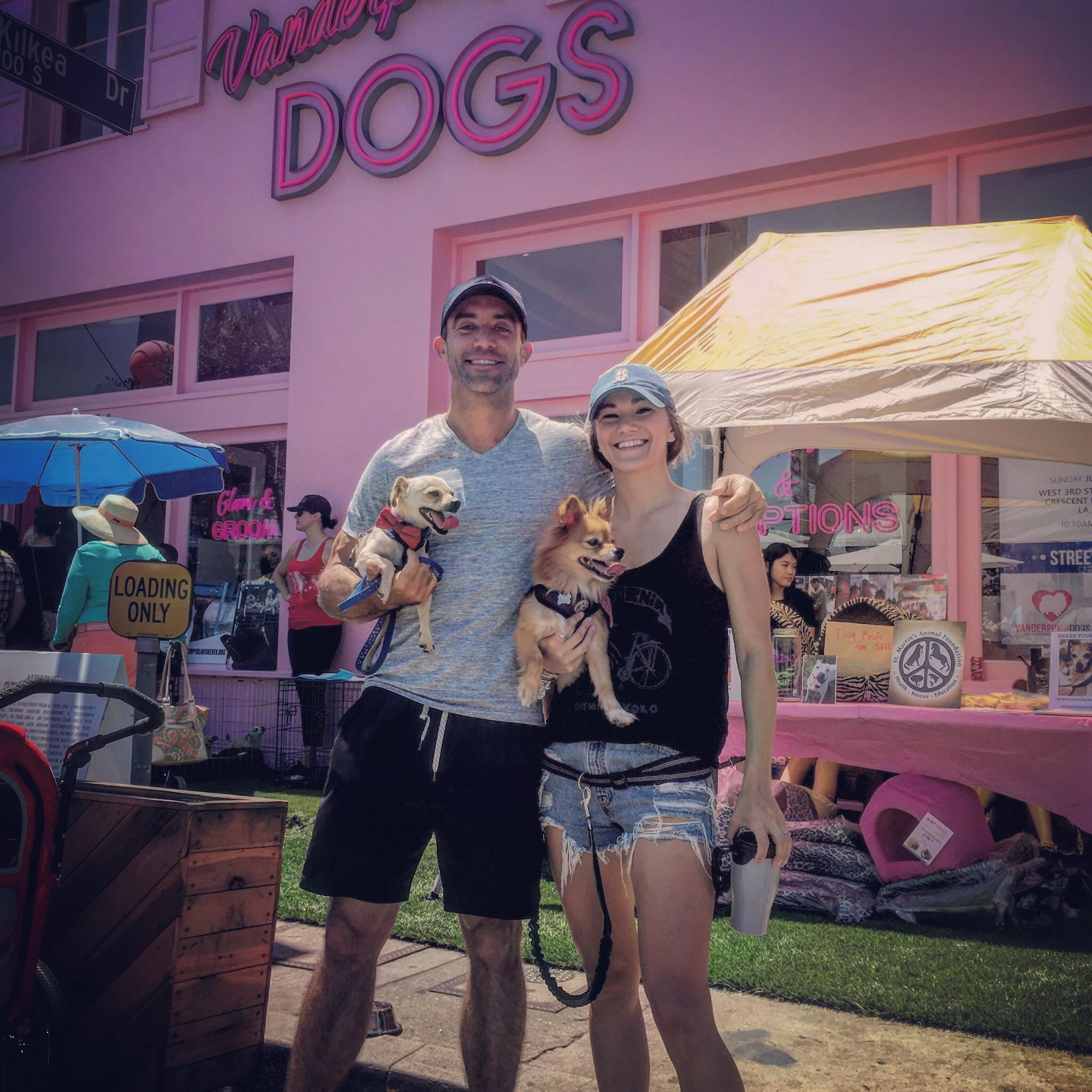 Supporting National Dog Day celebration in West Hollywood at Vanderpumped Dogs