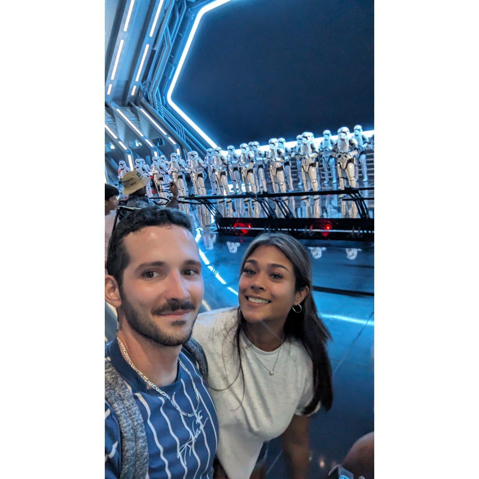 In the Happiest Place on Earth ...with some friends from the Empire