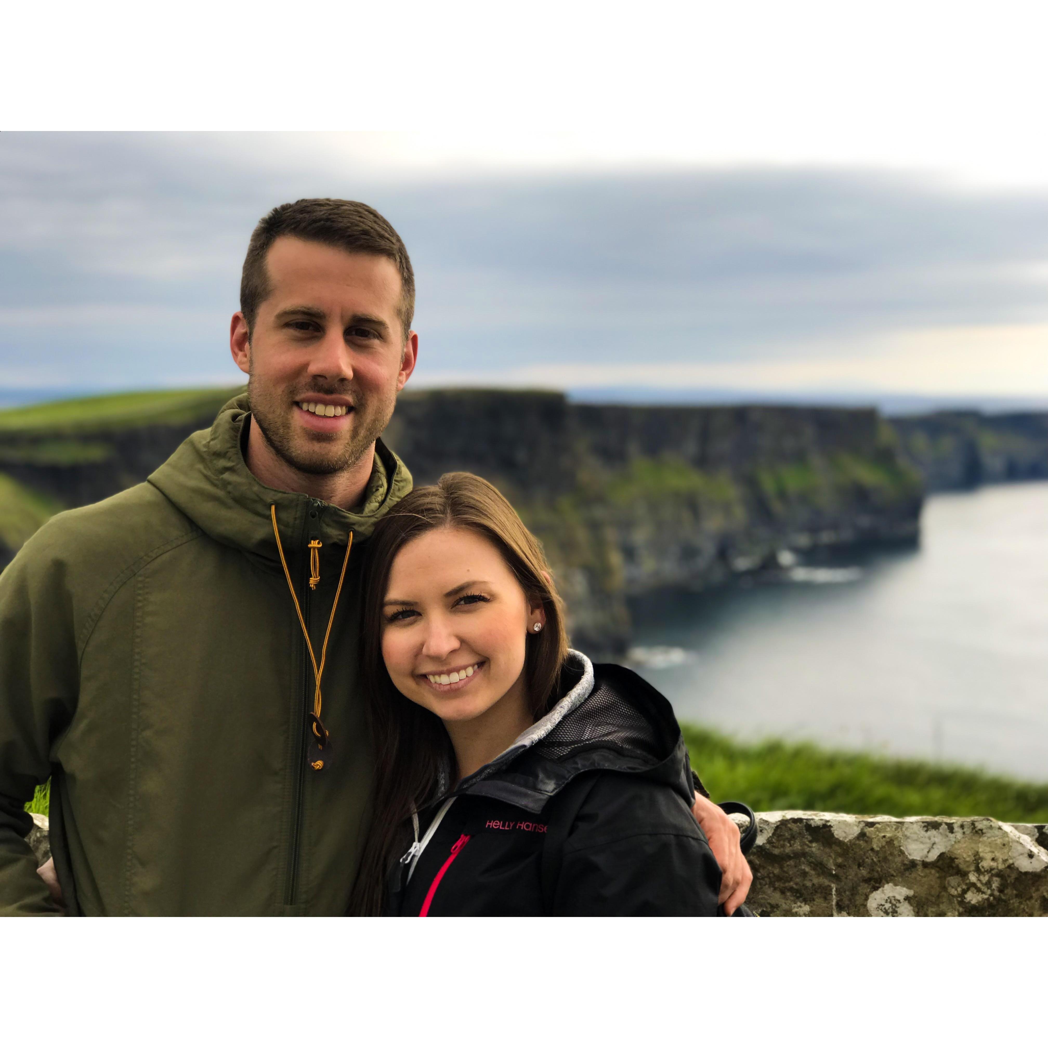 Our first international trip together to Ireland 🍀