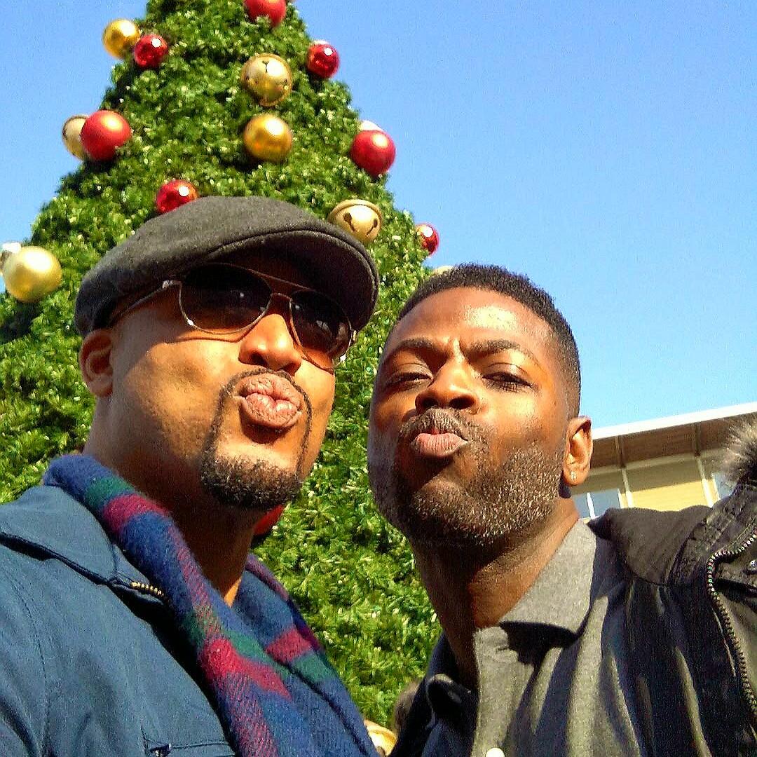Our Christmas duck lip pic. Lol