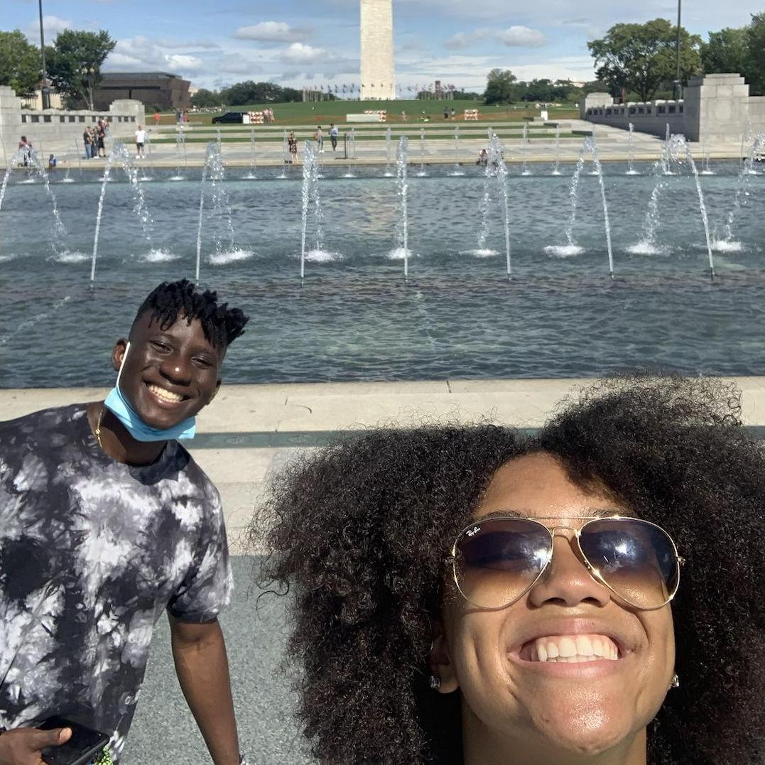 The first day we met in person!
