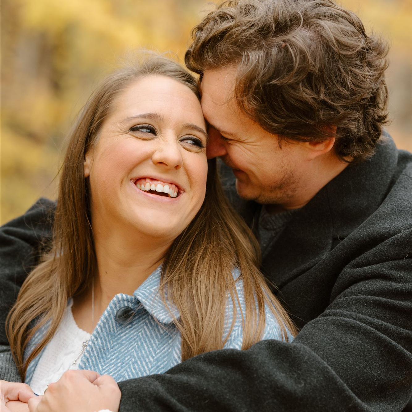 Engagement Photos at the place we had our first date, Rotary Park in Livonia, MI