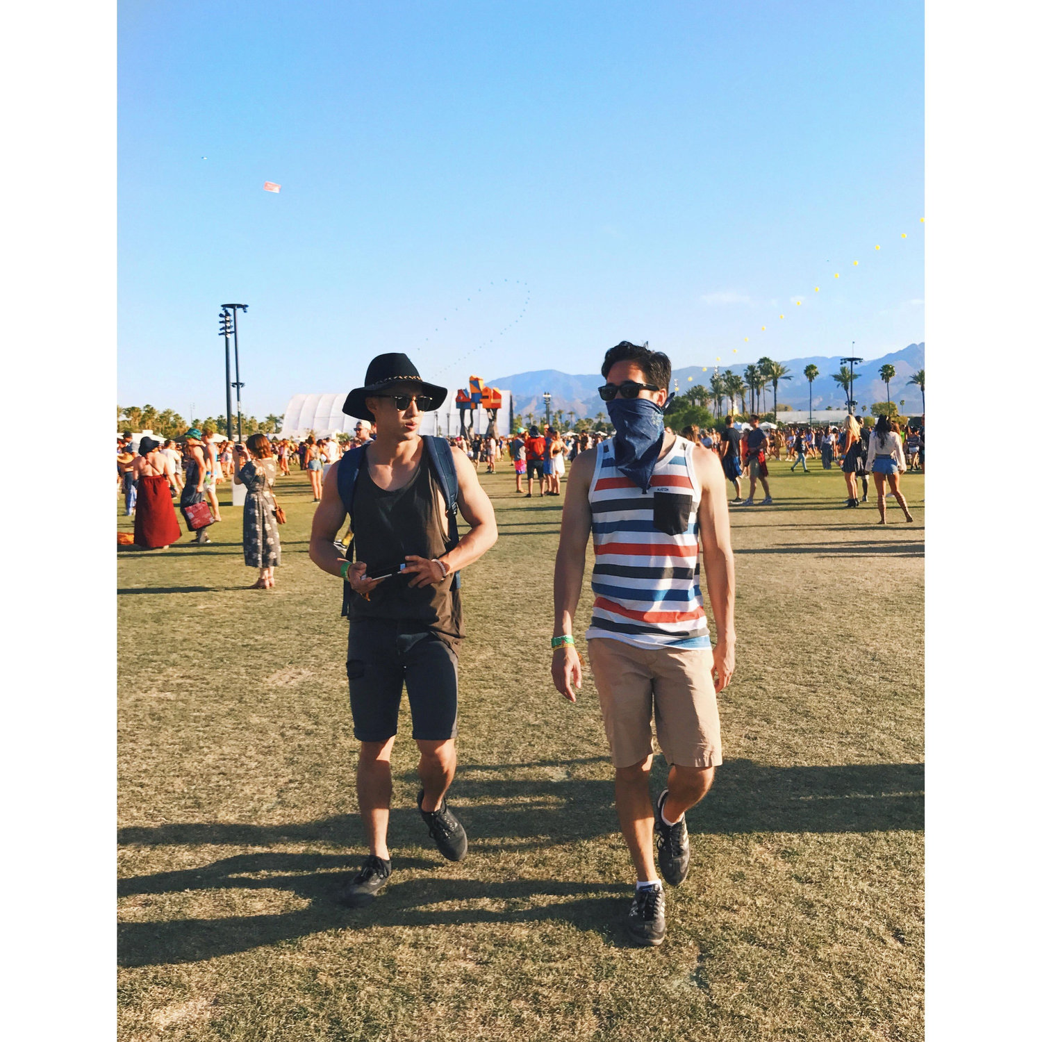 Daniel and Kyle at Coachella