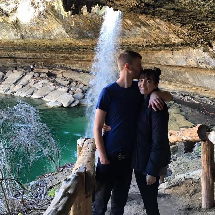 Hamilton Pool in Austin, TX in 2015 when Will's mom visited.