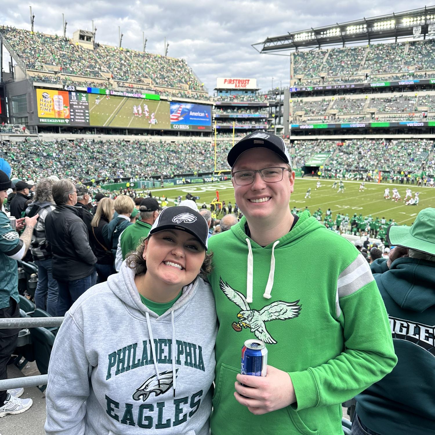 October 2025
The kelly green Eagles game!!