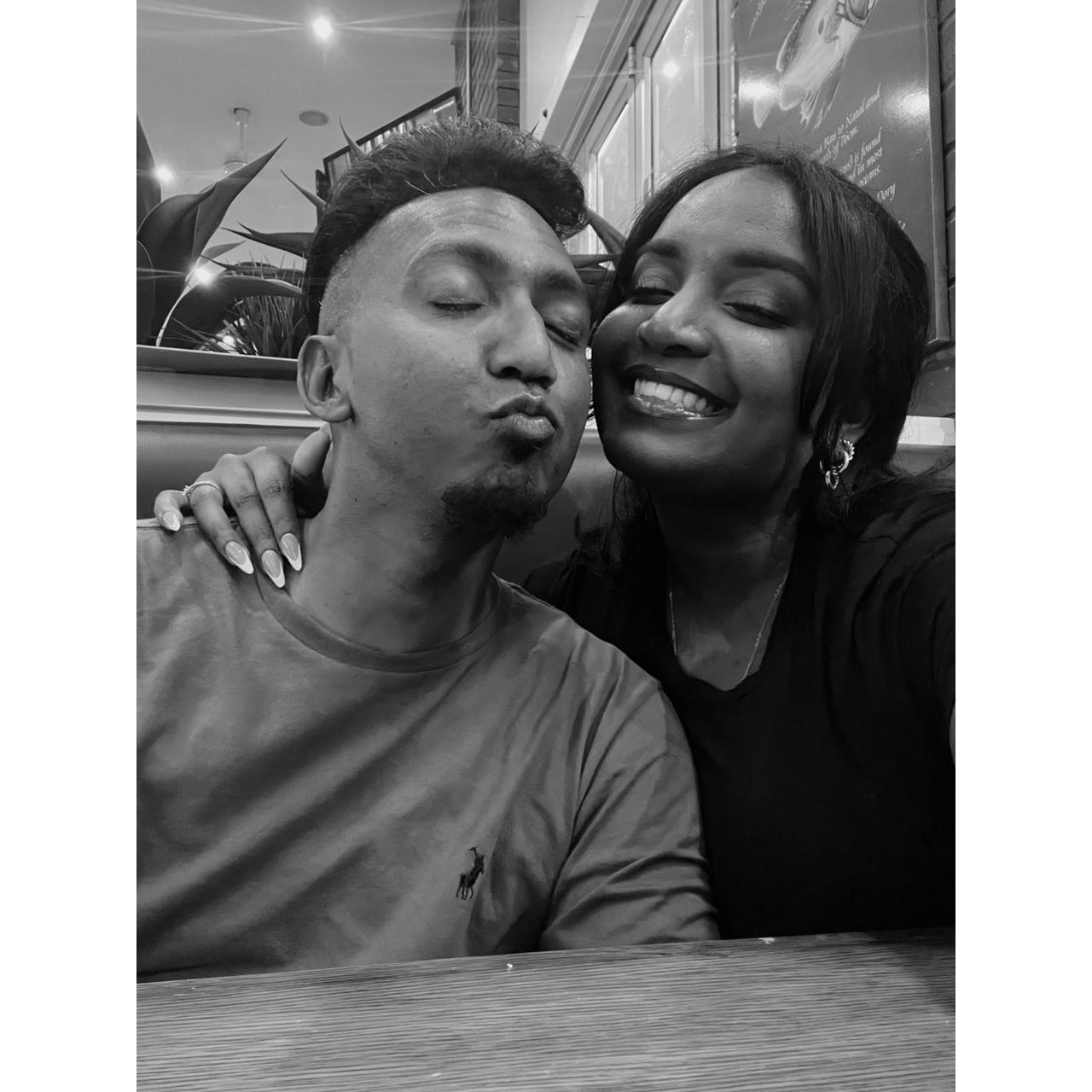 "Night out before the engagement day, Sherwin reallt wasn't himself haha"