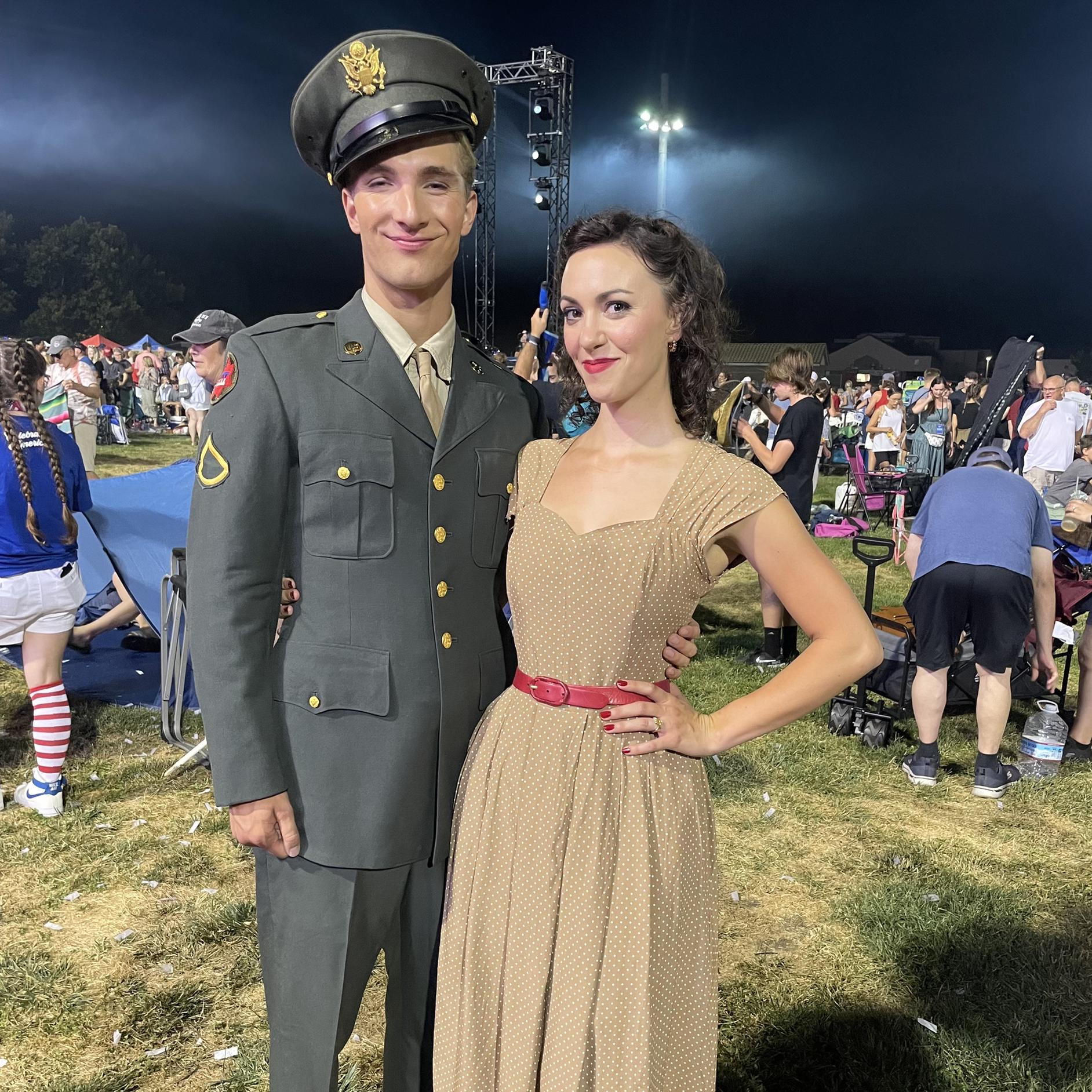 Our first performance together in Celebrate America, July 2023.