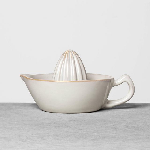 Stoneware Reactive Citrus Juicer Cream - Hearth & Hand™ with Magnolia